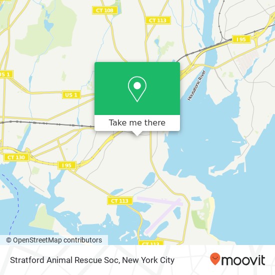 Stratford Animal Rescue Soc map