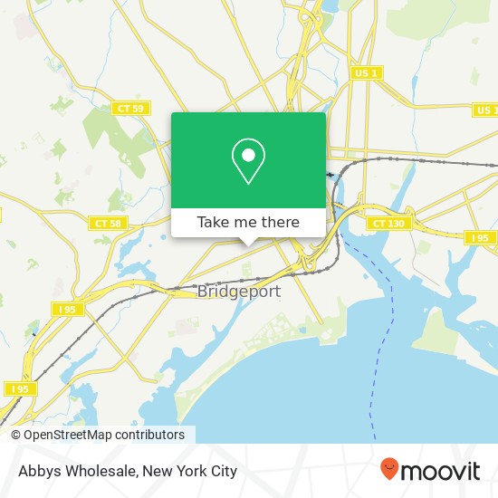 Abbys Wholesale map