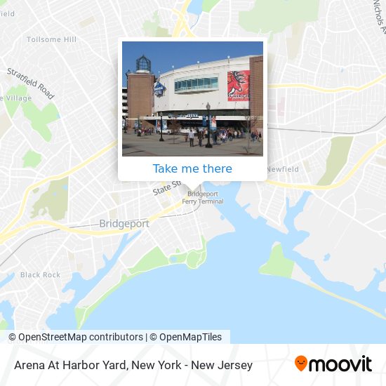 Mapa de Arena At Harbor Yard