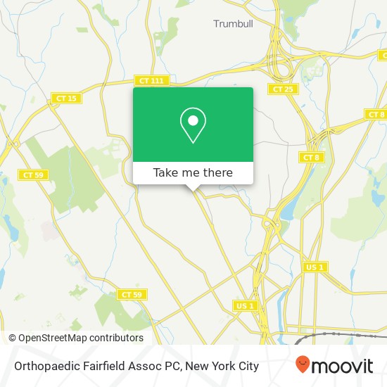 Orthopaedic Fairfield Assoc PC map