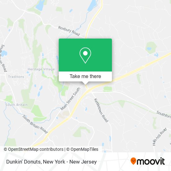 Dunkin' Donuts map