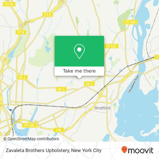 Zavaleta Brothers Upholstery map