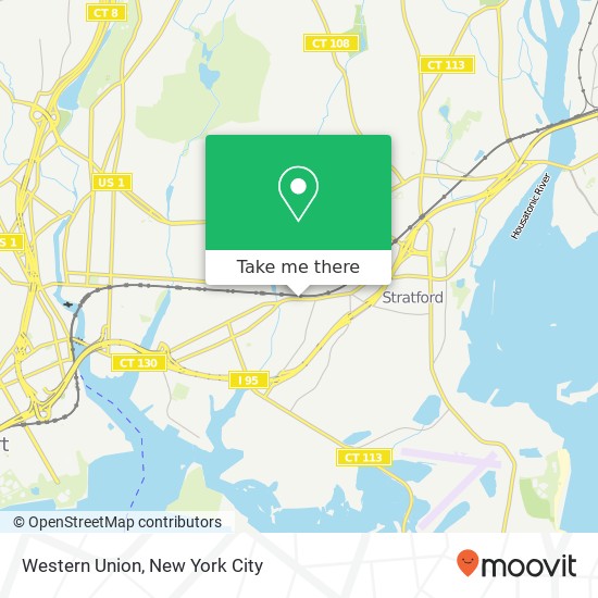 Western Union map