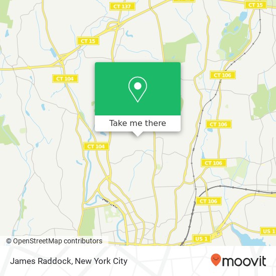 James Raddock map