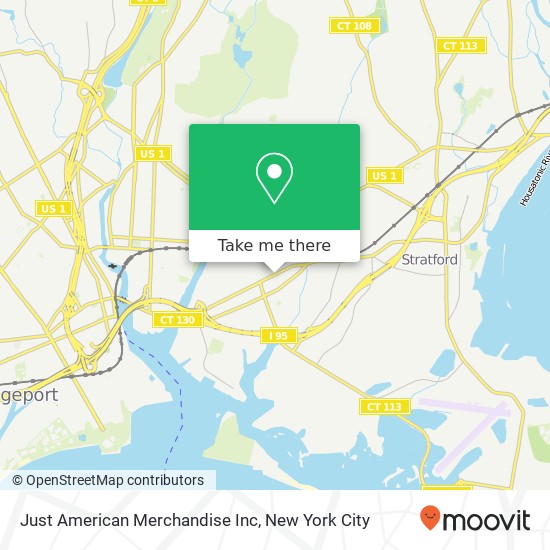 Just American Merchandise Inc map