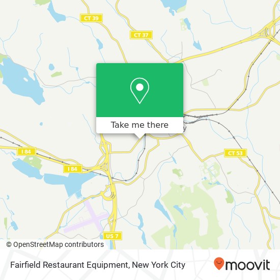 Mapa de Fairfield Restaurant Equipment