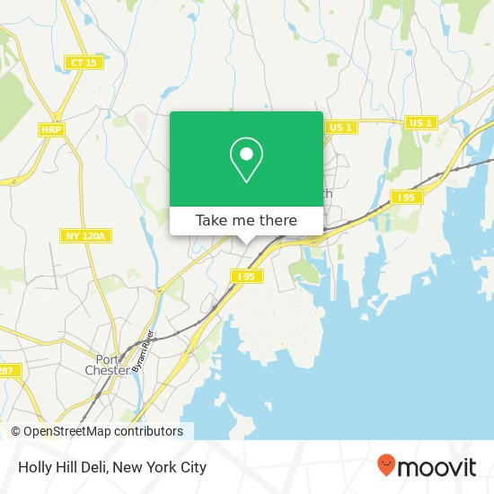 Holly Hill Deli map