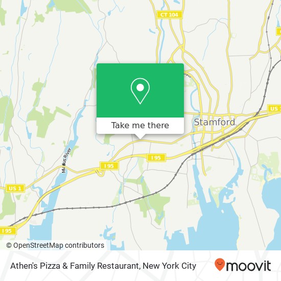 Athen's Pizza & Family Restaurant map