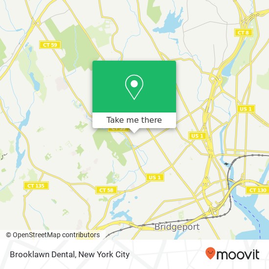 Mapa de Brooklawn Dental