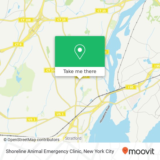 Shoreline Animal Emergency Clinic map