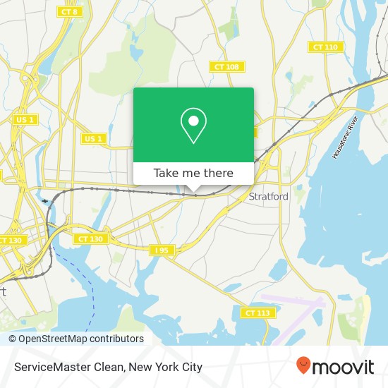 Mapa de ServiceMaster Clean