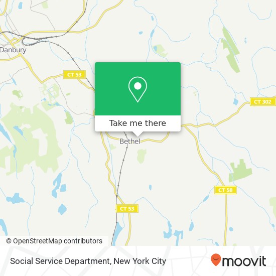 Social Service Department map