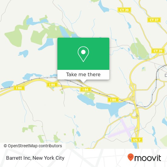 Barrett Inc map