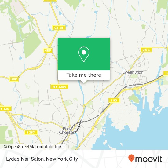 Lydas Nail Salon map