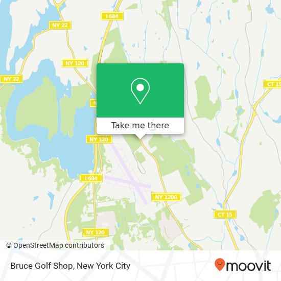 Bruce Golf Shop map