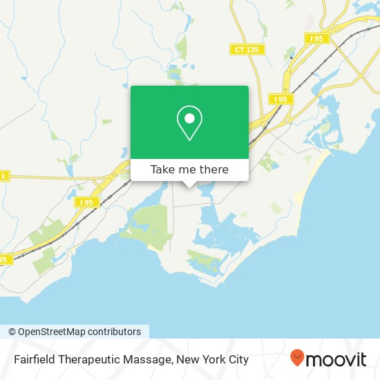 Fairfield Therapeutic Massage map