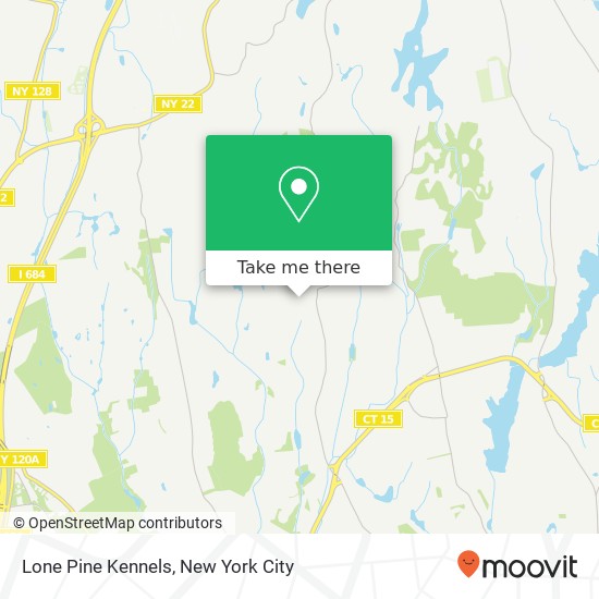 Mapa de Lone Pine Kennels