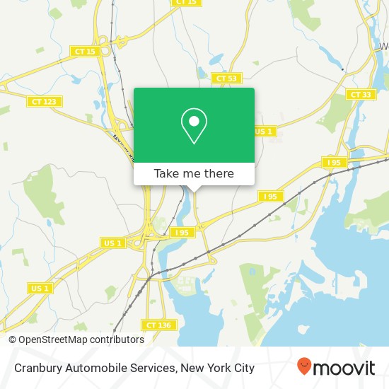 Mapa de Cranbury Automobile Services