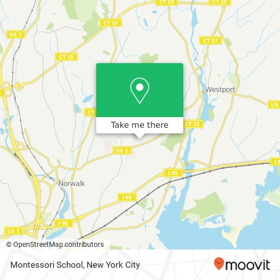 Mapa de Montessori School
