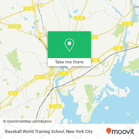 Baseball World Training School map