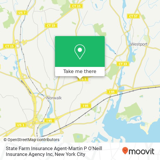 Mapa de State Farm Insurance Agent-Martin P O'Neill Insurance Agency Inc