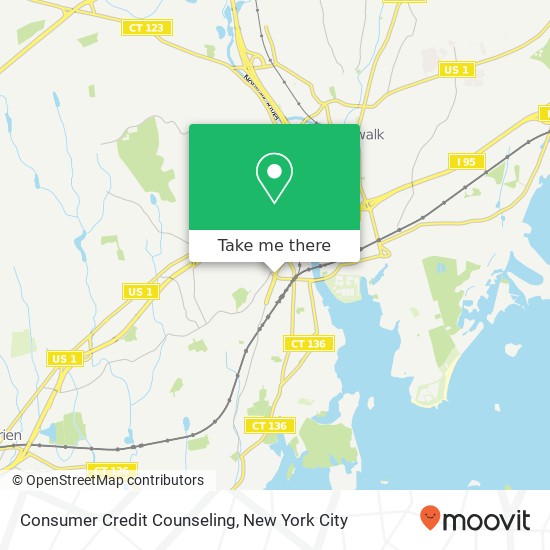 Consumer Credit Counseling map