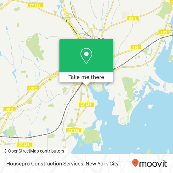 Mapa de Housepro Construction Services