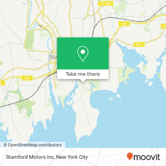 Stamford Motors Inc map