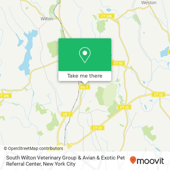 South Wilton Veterinary Group & Avian & Exotic Pet Referral Center map