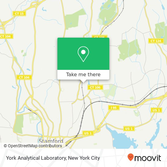 York Analytical Laboratory map