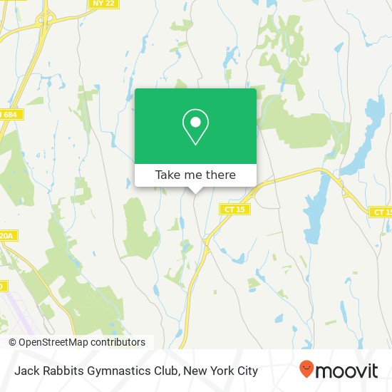 Jack Rabbits Gymnastics Club map