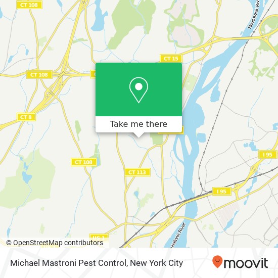 Michael Mastroni Pest Control map