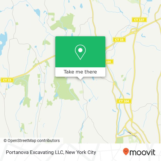 Portanova Excavating LLC map