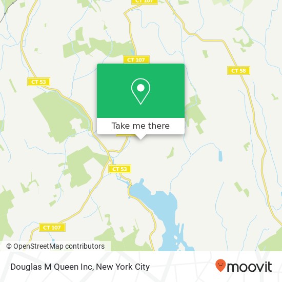 Douglas M Queen Inc map