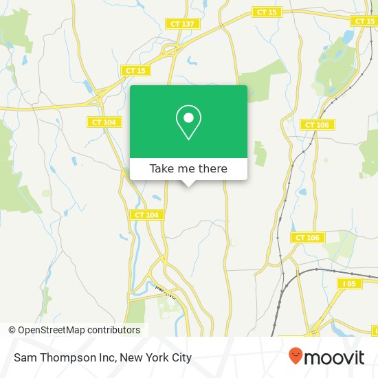 Sam Thompson Inc map