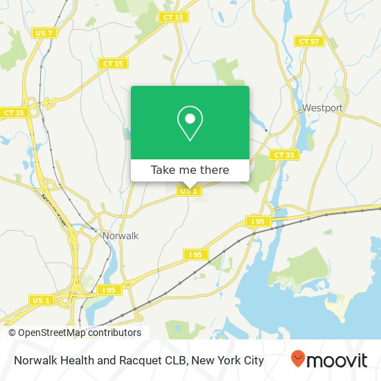 Mapa de Norwalk Health and Racquet CLB