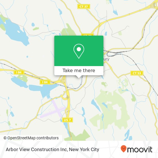 Arbor View Construction Inc map