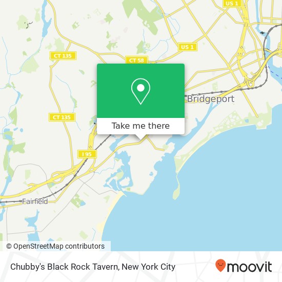 Chubby's Black Rock Tavern map