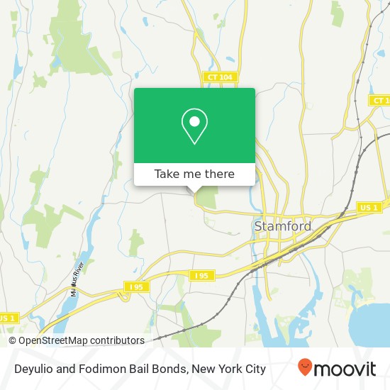 Deyulio and Fodimon Bail Bonds map