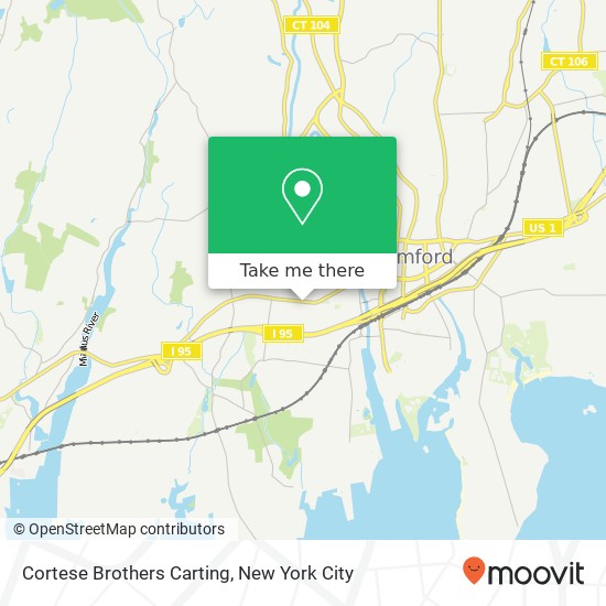 Cortese Brothers Carting map