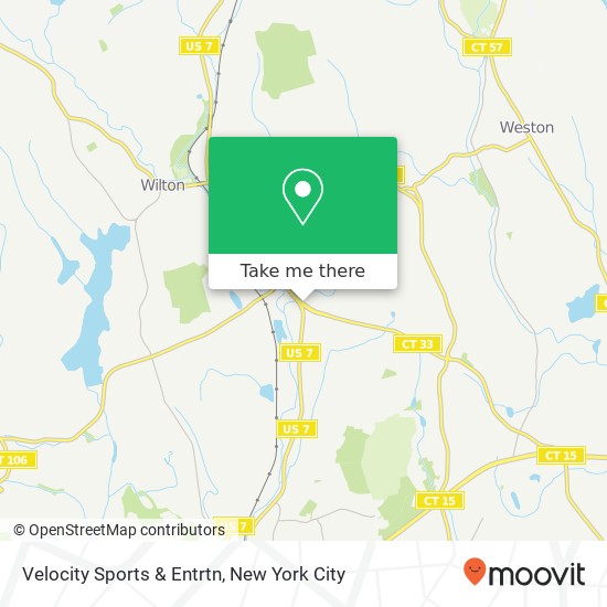 Mapa de Velocity Sports & Entrtn