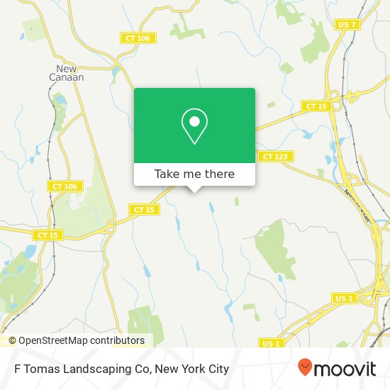 Mapa de F Tomas Landscaping Co