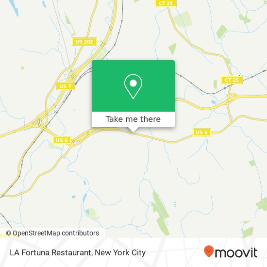 LA Fortuna Restaurant map
