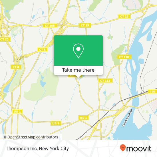 Thompson Inc map