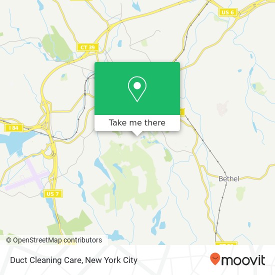 Duct Cleaning Care map