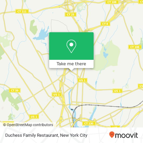 Mapa de Duchess Family Restaurant