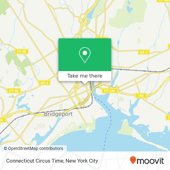 Connecticut Circus Time map