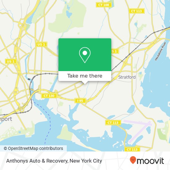 Mapa de Anthonys Auto & Recovery