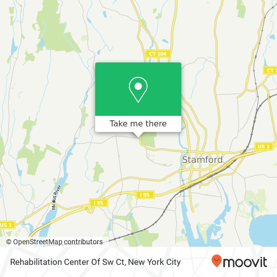 Mapa de Rehabilitation Center Of Sw Ct