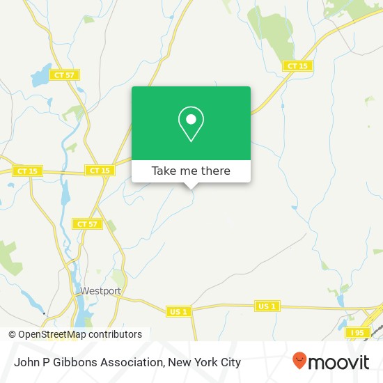 John P Gibbons Association map